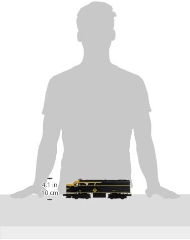 Williams by Bachmann Erie FA-1 Powered A & FB-1 Dummy B Diesel Locomotive Set – O Scale 3-Rail Train #725A & #725B