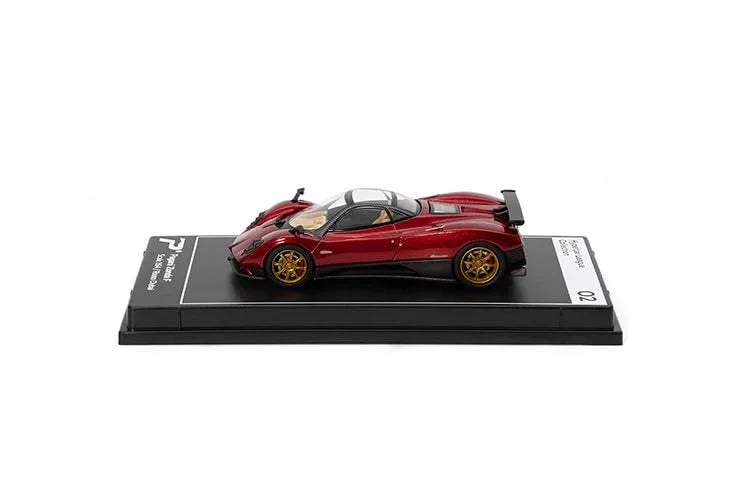 PosterCars 1:64 Pagani Zonda F Blister Pack – Rosso Dubi | Hypercar League Collection No.2 Diecast Model - Jaiman Toys