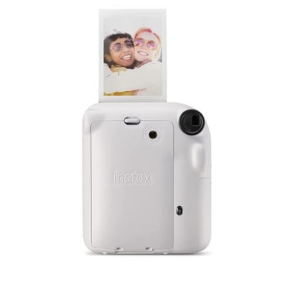 Fujifilm Instax Mini 12 Instant Camera + 10 Film Shots + Carrying Case - Clay White , Mini 12