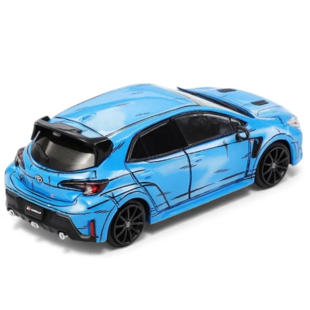 GCD 1:64 Toyota GR Corolla – Manga Blue | Premium Performance