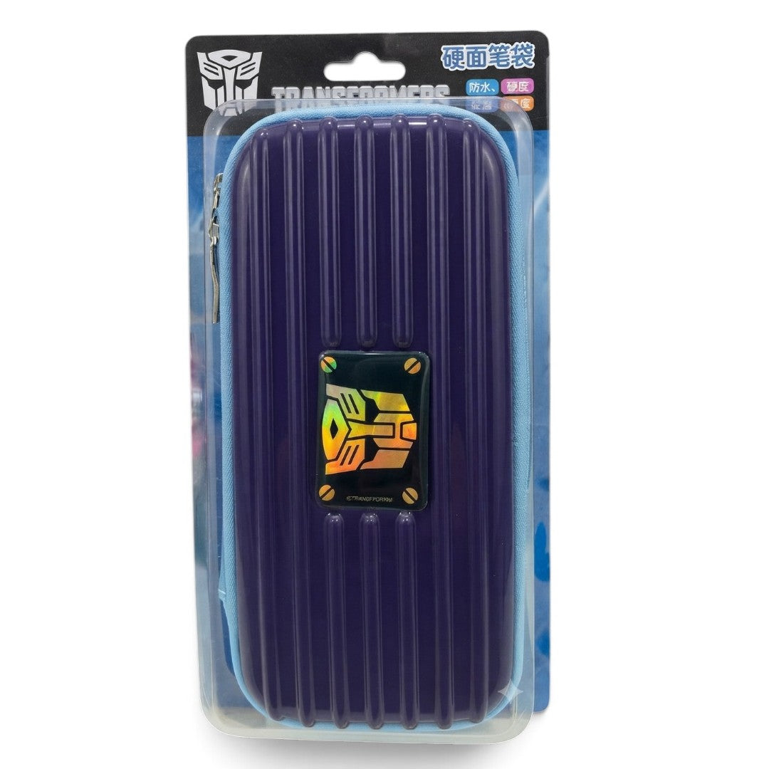 Transformers Autobot Hardtop Pencil Case – Purple & Blue