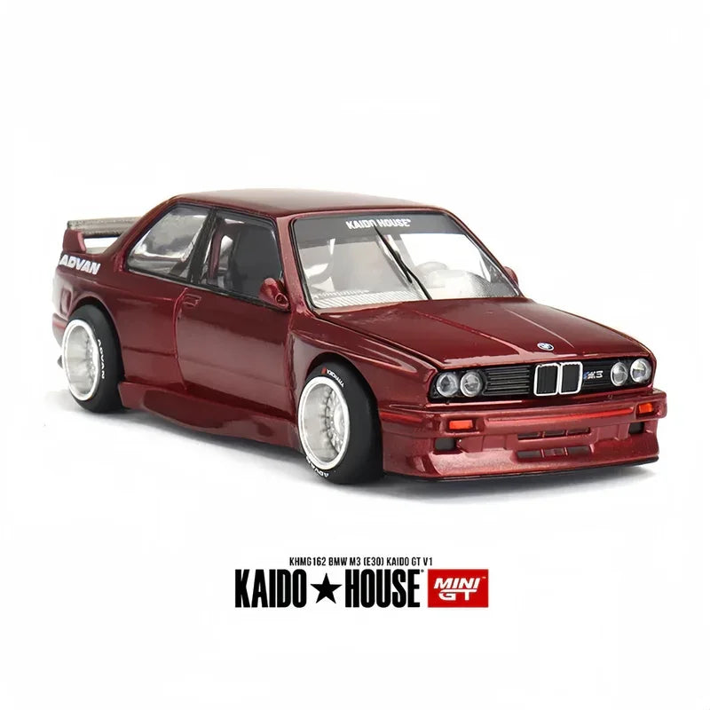Kaido House x Mini GT 1:64 BMW M3 (E30) Kaido GT V1 – M Red - KHMG162 - Jaiman Toys