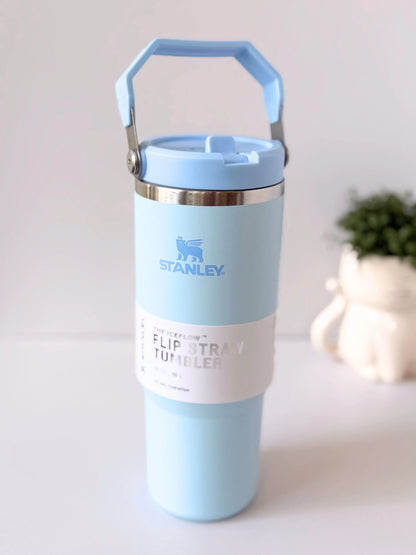 Stanley IceFlow™ Flip Straw Tumbler | 887ml with Straw for Water (30 oz) (Blue) - Jaiman Toys