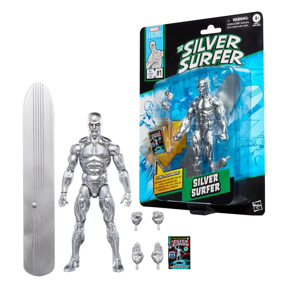 Marvel Legends Silver Surfer 6 Inch Action Figure – Classic Comic Series Collectible