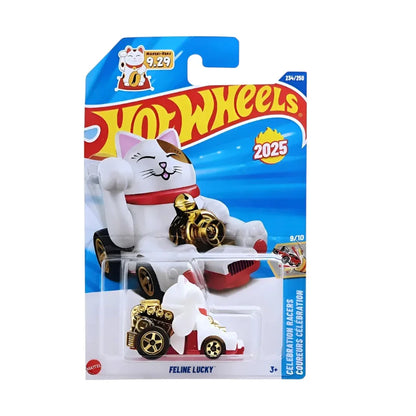 Hot Wheels Case N Feline Lucky - Celebration Racers Diecast Car - HYW52 - Jaiman Toys
