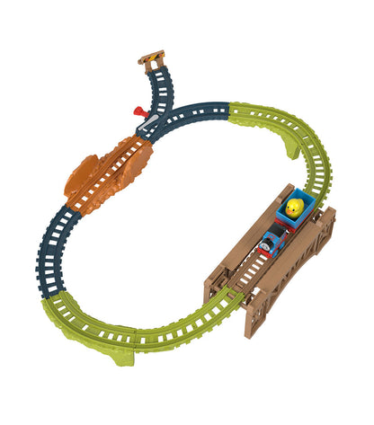 Fisher-Price Thomas & Friends Quacky Cargo Train Set – Push Along Thomas Track Playset with Duck Cargo