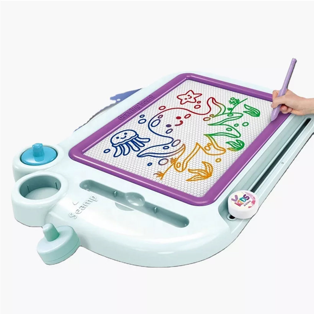 2-in-1 Kids Drawing Board – Magnetic Doodle Board with Eraser & Stylus Pen (3+ Years)