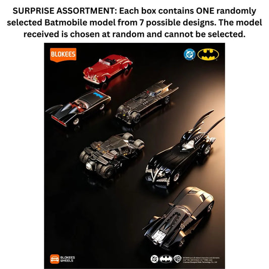 Blokees Wheels Batman E02 Gotham Velocity Collectible Vehicle Blind Box | DC Batman Building Car
