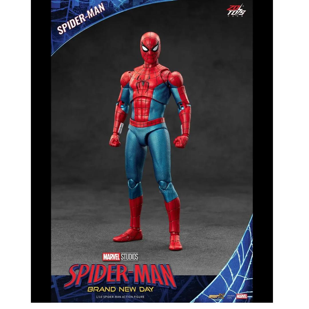 ZD Toys Marvel Studios Spider-Man Brand New Day 1:10 Scale Action Figure (6-7 Inch) | Premium Collectible Display Figure