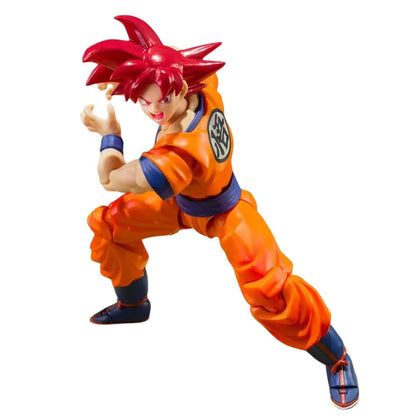 Dragon Ball Z – Super Saiyan God Son Goku “Saiyan God Instilled With the Light of Righteous Hearts” 5.5-Inch Action Figure by S.H.Figuarts Tamashii Nations - Jaiman Toys
