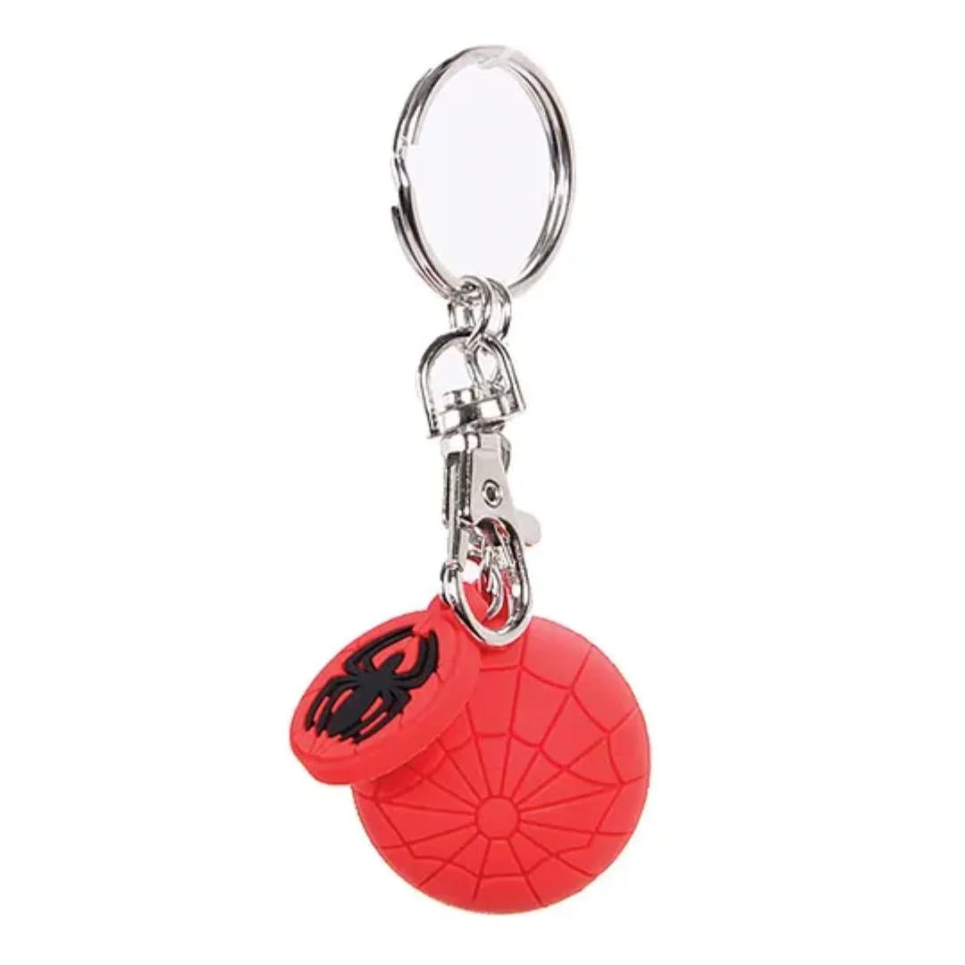 Marvel Spiderman PVC Keychain –For Keys & Bags Durable Marvel  Superhero Accessory