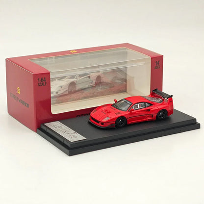 Street Weapon 1/64 Scale Ferrari F40 LBWK Red Diecast Car Model - Jaiman Toys