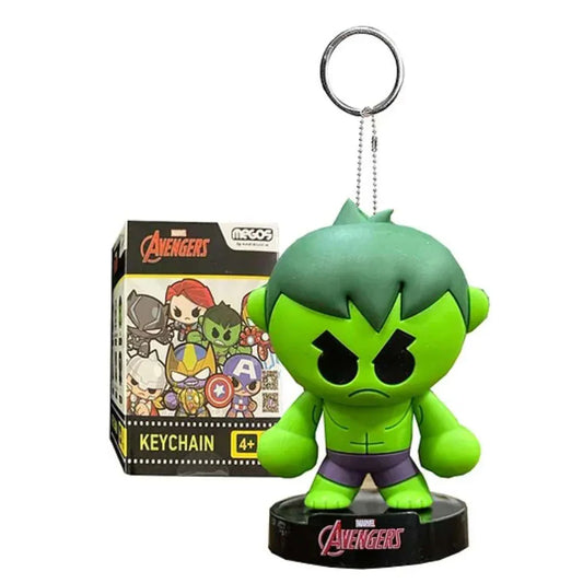 Marvel Hulk Drop-Glue Standing Figure Keychain – 3D Superhero Collectible