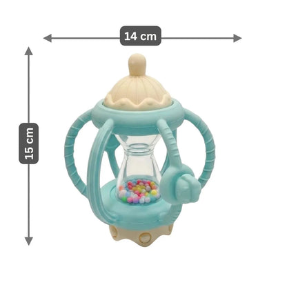 LiLLBUD 3-in-1 Grip & Rattle Teether