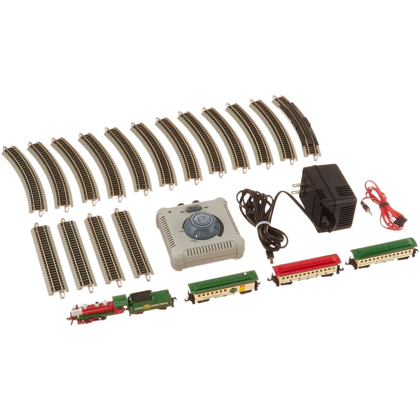 Bachmann Trains - Spirit Of Christmas Ready To Run Electric Train Set - N Scale