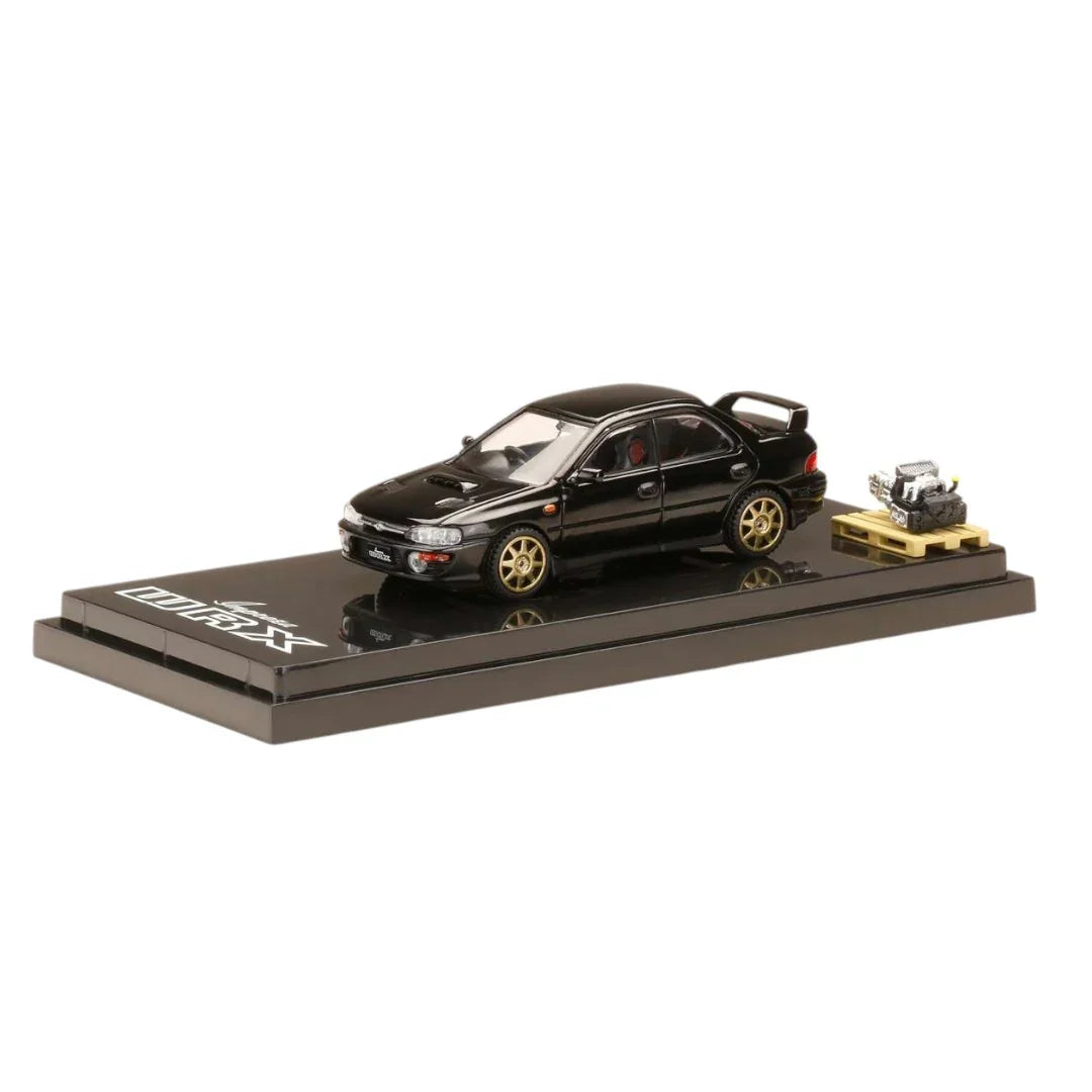 Hobby JAPAN 1:64 HJ642013BBK Subaru Impreza WRX With Engine - Jaiman Toys