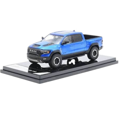 Shadow Pro KS-067-662 1:64 RAM TRX Tyrannosaurus Rex Pickup Truck Diecast Model | Premium Collectible Display Edition | Blue & Black Variants