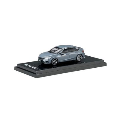 1:64 Hobby Japan HJ641046LGY Honda CIVIC (FL1) LX Sonic Gray Pearl Civic 50 Anniversary Run Forever Diecast Scale Model Car - Jaiman Toys