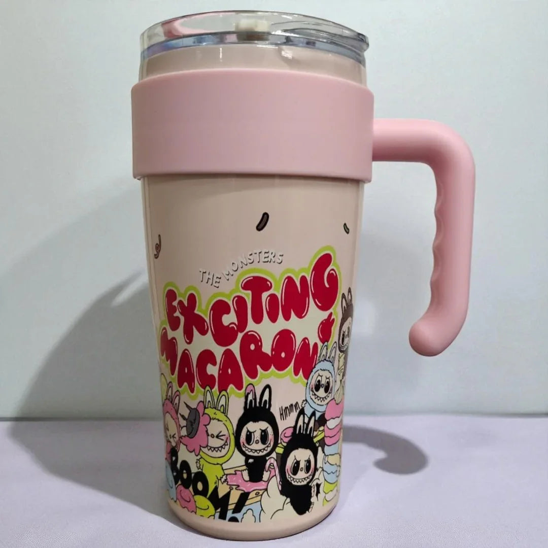 Nice Holiday Stainless Steel Cute Sipper Water Bottle – 860ml | Ideal for Office, Gym, & Travel - Jaiman Toys