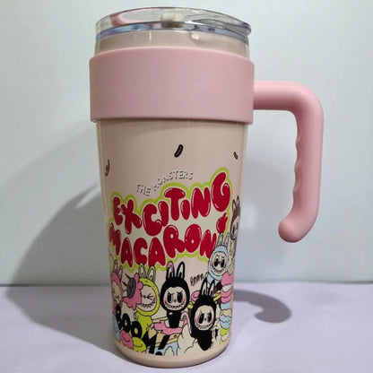 Nice Holiday Stainless Steel Cute Sipper Water Bottle – 860ml | Ideal for Office, Gym, & Travel - Jaiman Toys