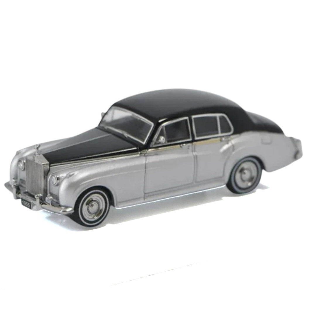 GFCC 1:64 Scale 1955 Rolls-Royce Cloud Black and Grey  Diecast Car Model