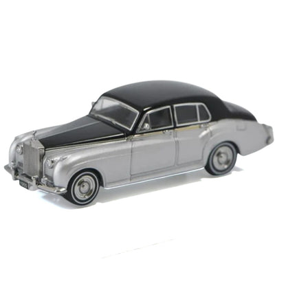 GFCC 1:64 Scale 1955 Rolls-Royce Cloud Black and Grey  Diecast Car Model