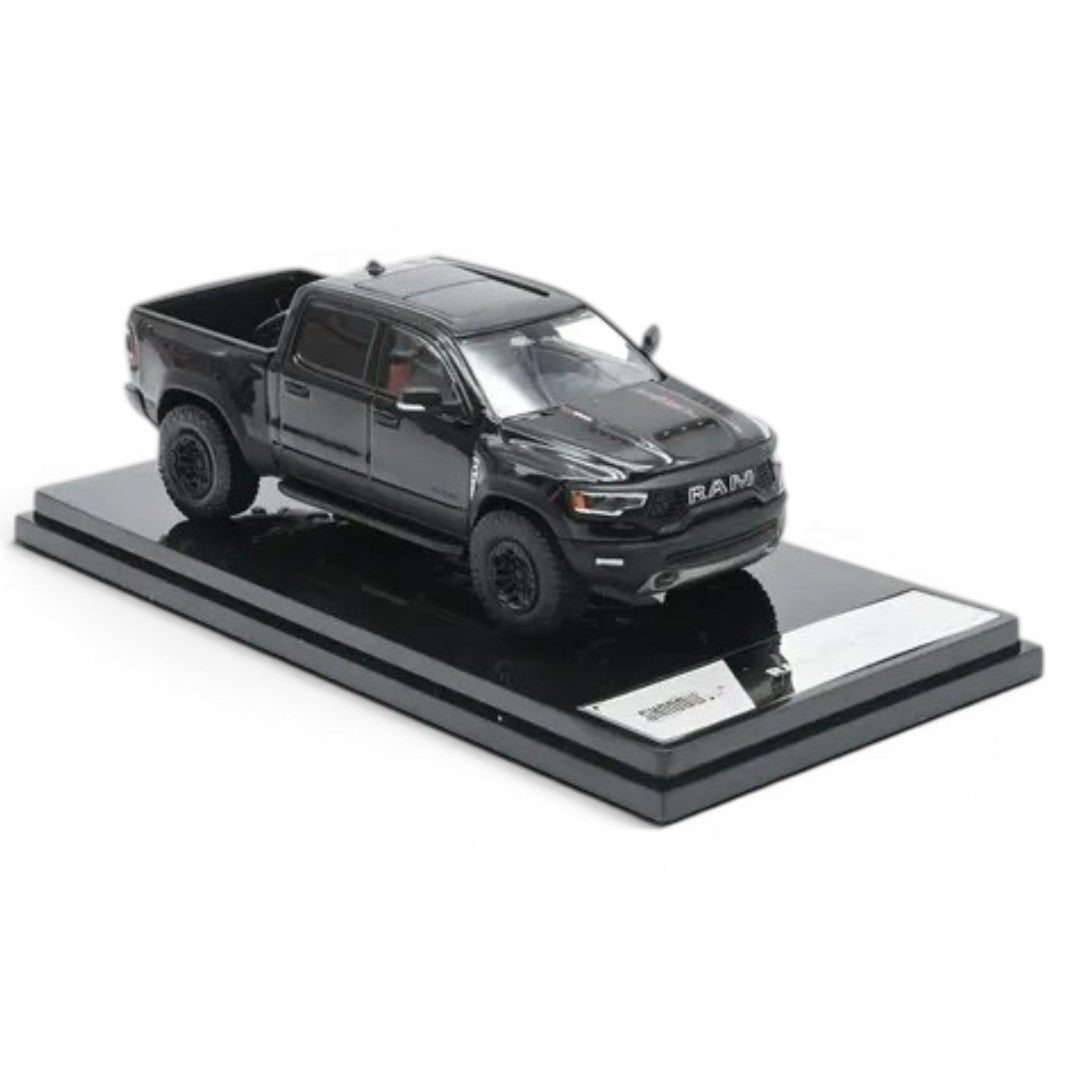 Shadow Pro KS-067-662 1:64 RAM TRX Tyrannosaurus Rex Pickup Truck Diecast Model | Premium Collectible Display Edition | Blue & Black Variants