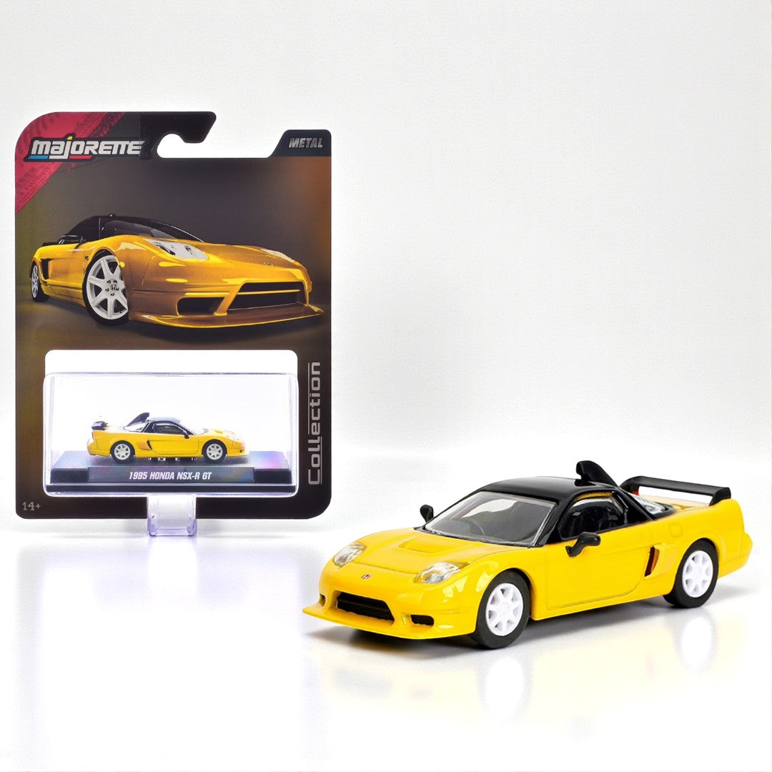 Majorette Collector Edition – 1995 Honda NSX-R GT Yellow | 1:64 Premium Diecast Model Car