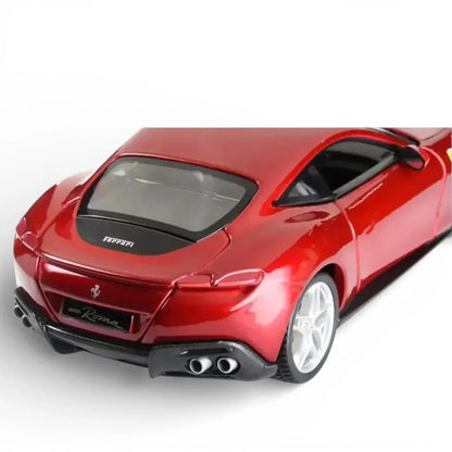 Bburago Ferrari Roma Diecast Car Model – Licensed Collector’s Edition | Premium Red Finish | Display-Ready Scale Model