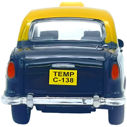 Centy Wheel Force Ambassador Taxi Pull Back Action Die-Cast Toy Car with Openable Doors | Classic Taxi Model for Kids | 3+ Years | BGX