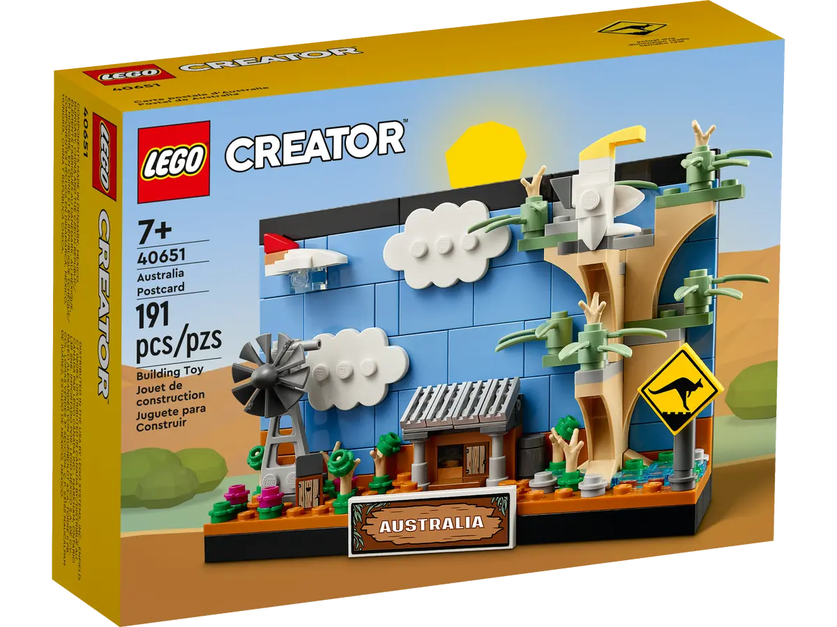 LEGO 40651 Australia Postcard – Build and Display The Outback