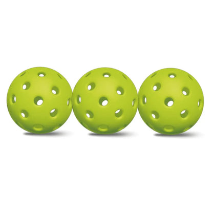 Innov8 Outdoor Pickleball Balls, 40 Holes, Pack of 3, Green - Jaiman Toys