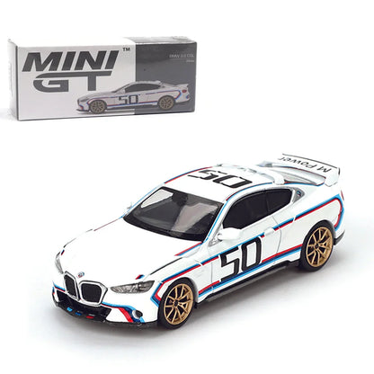 Mini GT 1:64 BMW 3.0 CSL – “Batmobile” Legend in Alpine White (RHD) - Jaiman Toys
