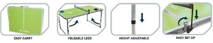 Innov8 Table Tennis Table, Foldable with Height Adjustable Legs, Easy Carry Design - Jaiman Toys