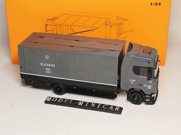 GCD 1:64 Black Bird Scania S730 Transport Truck Diecast Model