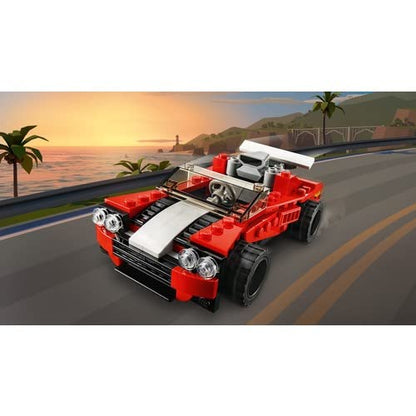 (BOX DAMAGE) LEGO Creator 3in1 Sports Car 31100 Building Kit (134 Pieces)