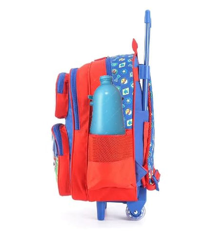 Striders Paw Patrol School Trolley Bag for Kids – 16 Inch Rolling Backpack with Wheels, Lightweight School Bag (Age 6–8 Years)