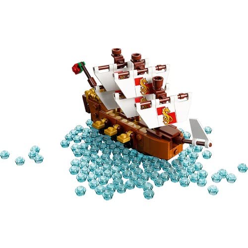LEGO 21313 Ideas Ship in a Bottle Building Set for Adults – Collectible Nautical Display Model (962 Pieces)