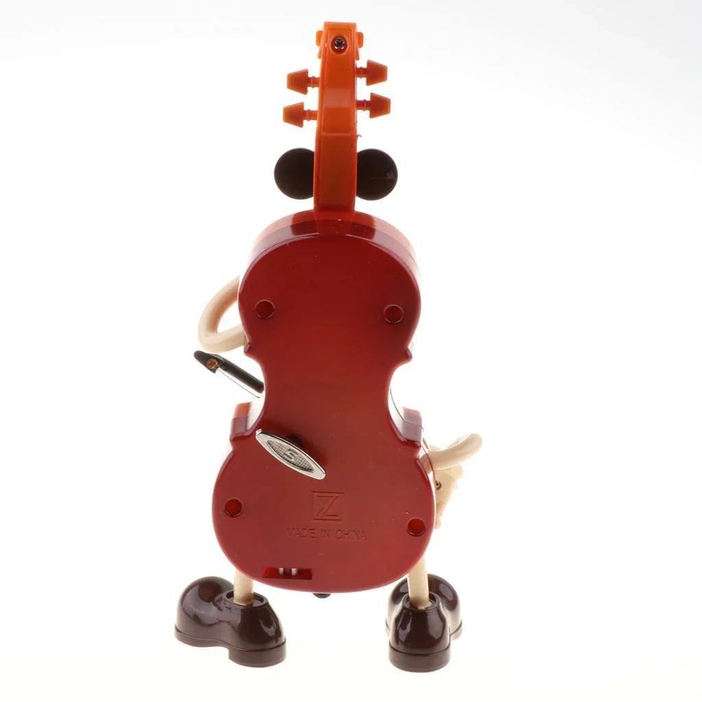Music Box,Violin Style Dancing Figure Cartoon Gentleman | For Gift & Home Decorative Musical Guitar-Size-20CM