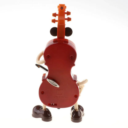 Music Box,Violin Style Dancing Figure Cartoon Gentleman | For Gift & Home Decorative Musical Guitar-Size-20CM