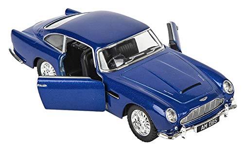 KiNSMART Aston Martin DB5 – 1:38 Scale Die-Cast Pullback Model Car – Collectible Toy Car - Blue - Jaiman Toys