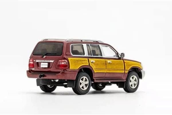 GCD 1:64 Toyota Land Cruiser LC100 Wooden Brown | Premium Diecast SUV Model | High-Detail Collectible