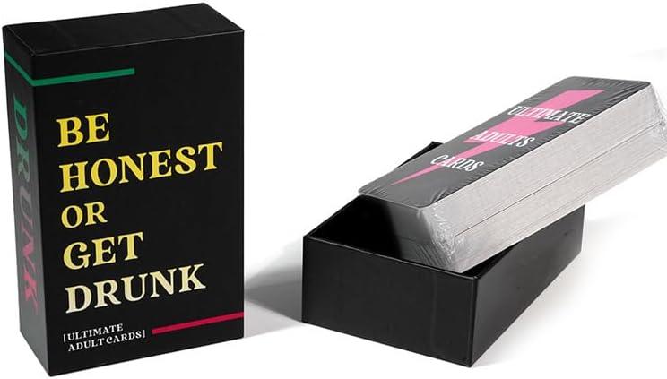 Be Honest or Get Drunk – The Ultimate Adult Drinking Card Game - Jaiman Toys