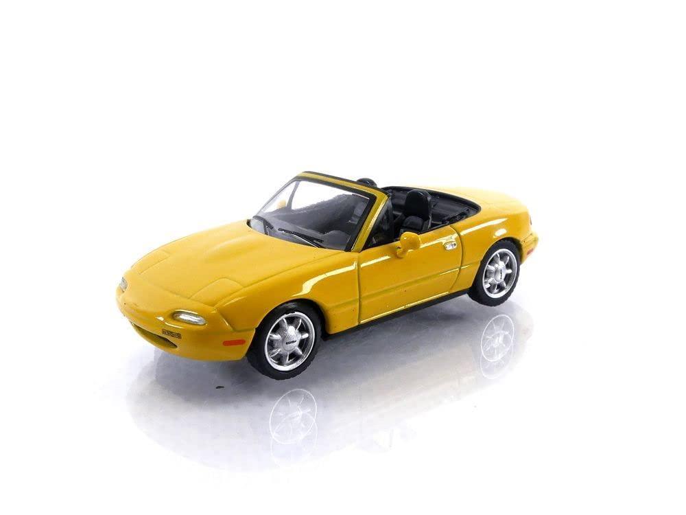 Mini GT 1:64 Duo Set Blister Pack – Acura ARX-06 GTP Daytona 24H #10 + Mazda Miata MX-5 NA Yellow Diecast Cars