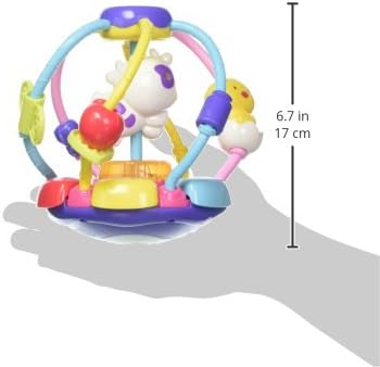VTech Baby Lil' Critters Shake & Wobble Busy Ball, Purple | Interactive Light-Up Sensory Activity Toy with Music & Animal Friends