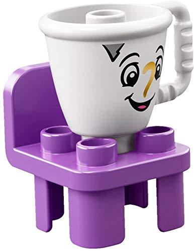 LEGO 10877 Duplo Disney Princess Belle’s Tea Party  (19 Pcs) – Building Blocks Set for Kids 2–5 Years, Educational Disney Toy