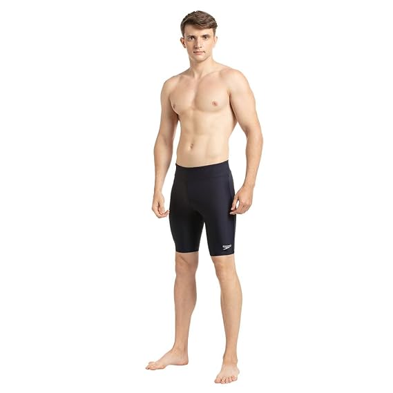 Speedo Men’s Endurance 10 Essential Houston Jammer – Black Swimming Shorts