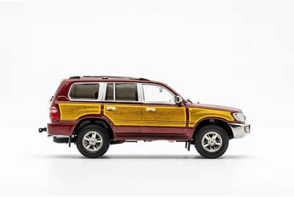 GCD 1:64 Toyota Land Cruiser LC100 Wooden Brown | Premium Diecast SUV Model | High-Detail Collectible
