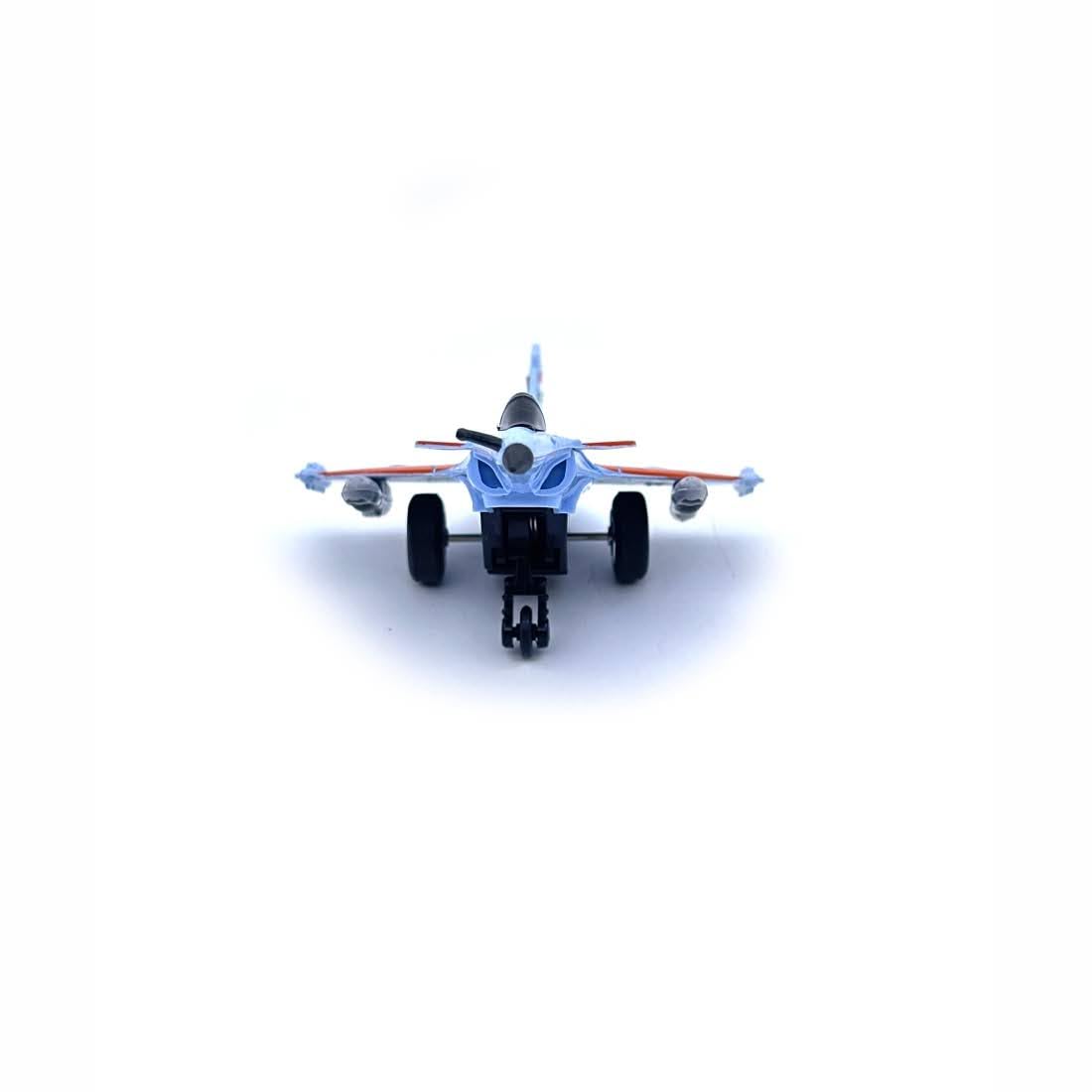 Centy Fly High Press & Go RFL Fighter Sky Blue Jet Toy Aircraft | Friction Powered Military Jet for Kids 3+ | BGX