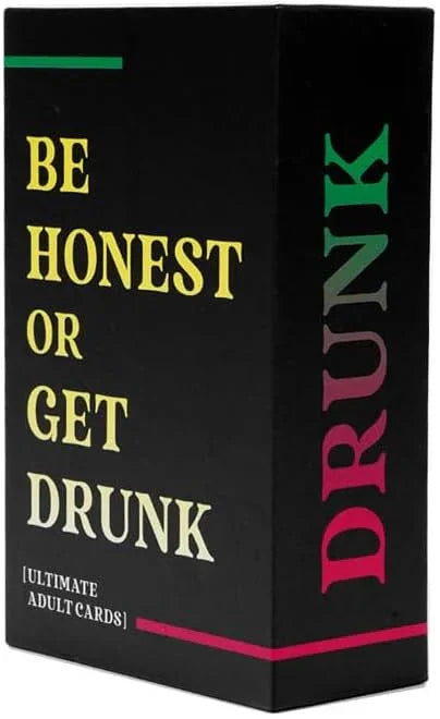 Be Honest or Get Drunk – The Ultimate Adult Drinking Card Game - Jaiman Toys